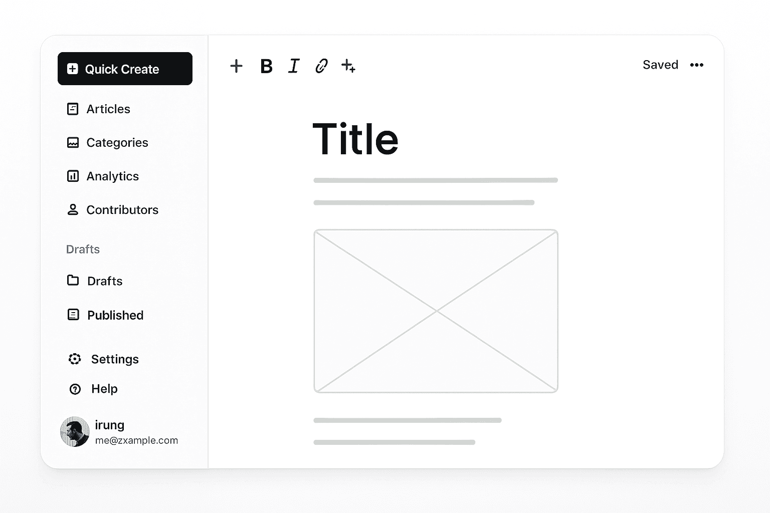 app screen